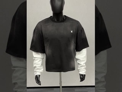 Camisa de manga longa com camada dupla