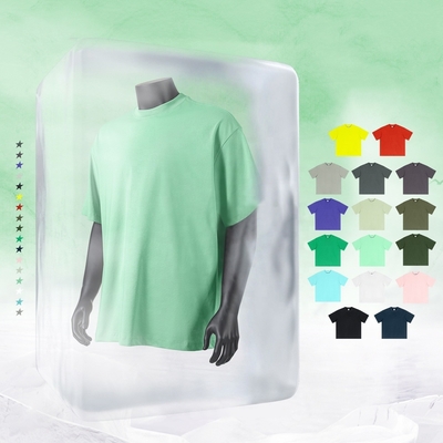 comprar Camisetas em branco de algodão orgânico a granel Moda Streetwear Sorona Tecido Seco rápido Verão Grande gelo fresco online manufacture