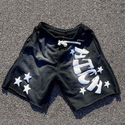 comprar Calças de rua de moda masculina com estampa de borracha e borracha online manufacture
