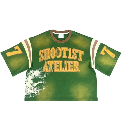 comprar Vintage Detecção de Agulhas Homens Futebol T-Shirt Tops Logo Design Roupa de Futebol online manufacture