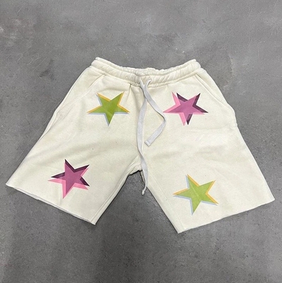 comprar Etiquetas personalizadas Shorts de suor masculino Distressed Cut Raw Hem Edge Shorts para esportes online manufacture