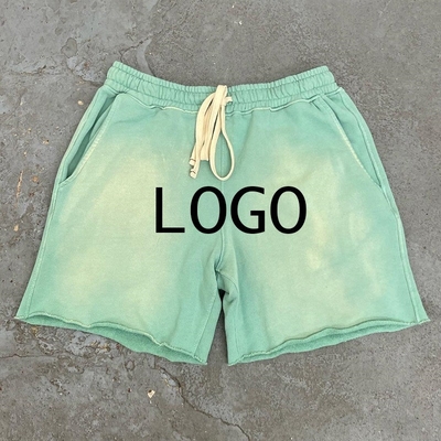 comprar Decoração Vintage Desbotada por Custom Francês Terry Shorts Lavados 400 gramas Peso de tecido online manufacture