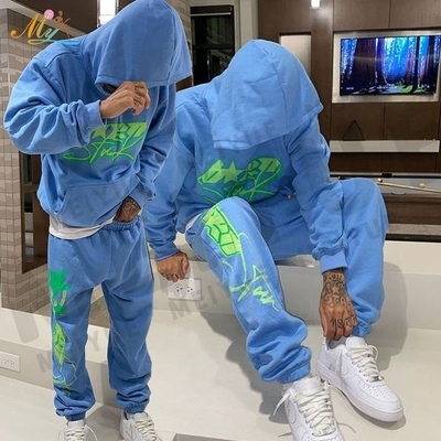 comprar 4xl 5xl Gênero Específico 3D Puff Impressão Hoodie Trajes masculinos Corredores Set Estilo masculino online manufacture