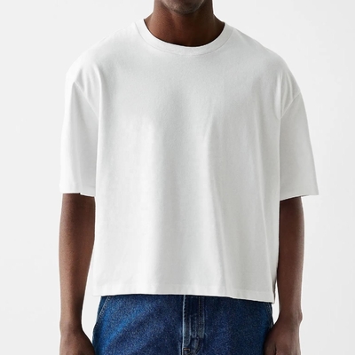 comprar T-shirt de algodão com caixinha de ombro Fit Box T-shirt para homens em estilo oversized online manufacture