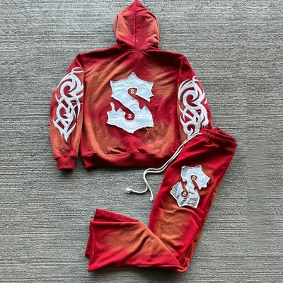 comprar Calças de treino de lavagem por ácido masculino com patch customizado online manufacture