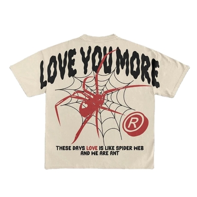 comprar 1000 Hip Hop Grande Drop Shoulder Graphic Tees Dtg Impressão Screen Impressão T-shirt personalizado online manufacture