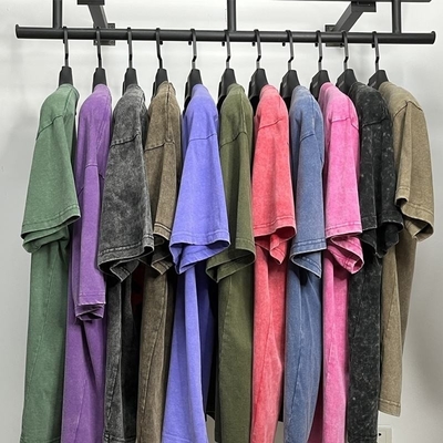 comprar T-shirts vintage 100% algodão Unisex Drop Shoulder T-shirt grande com logotipo personalizado online manufacture