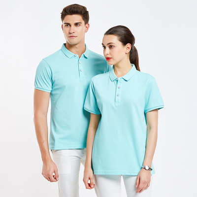 comprar Camiseta de polo de manga curta de poliéster/algodão para homens para personalização de roupas de grupo online manufacture