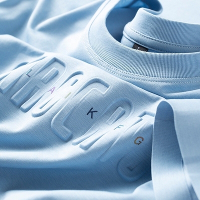 comprar Camiseta de algodão 3D customizada com logotipo em relevo para homens em cores ou quantidade 1000 online manufacture