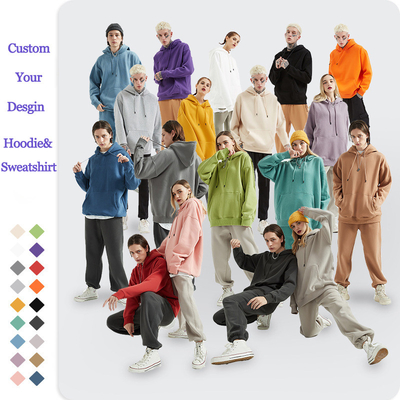comprar 360 gramas Pullover de tamanho grande Zip Up Hoodie Sweatshirt para Homens Mulheres online manufacture
