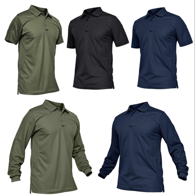 comprar Camisetas de golfe masculino de desempenho seco rápido uniforme com camisa de polo bordada personalizada online manufacture