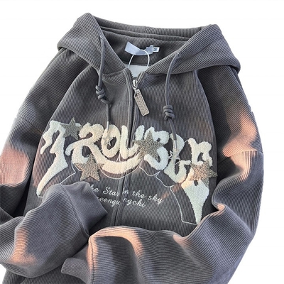 comprar Capuz unisex com bordados de roupas de rua e letras de chenille em S-6XL ou tamanho personalizado online manufacture