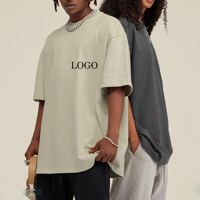comprar Logotipo personalizado T-shirts lavadas para homens T-shirt de ombro grande em algodão 100% online manufacture