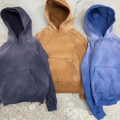 comprar Temporada de Outono Unisex Homem de Grande Tamanho Suéter Pesado com Design de Lavagem de Ácido Personalizado online manufacture