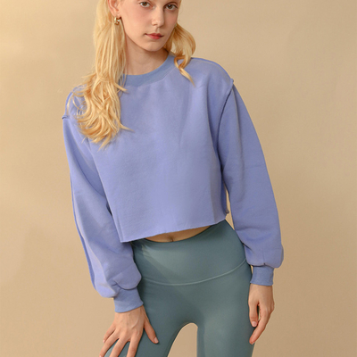 comprar Outdoors Suéter de pescoço cortado de tamanho grande Hoodie Crop Top Homem de camisa feminina online manufacture