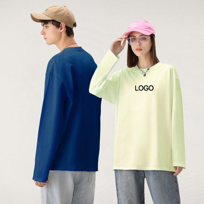 comprar 250gm camiseta grande com manga cheia homem algodão térmico manga longa unisex branco online manufacture