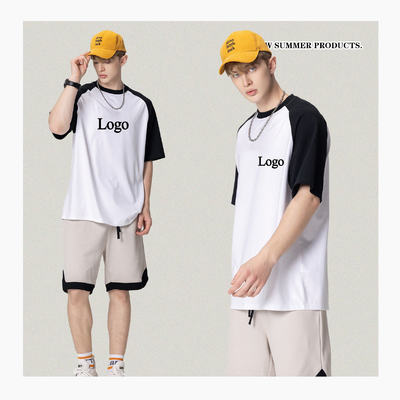 comprar Meninos Juventude Basebol masculino T-shirt de grande porte em tecido de algodão 100% para roupas de rua online manufacture