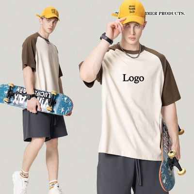 comprar Logotipo personalizado Impresso T-shirts Ringer de cores mistas para Unisex Streetwear Casual online manufacture
