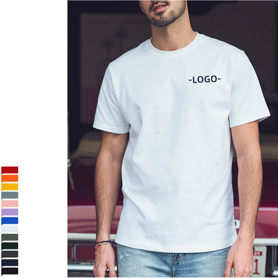 comprar 100% de algodão de tamanho maior Camisetas masculinas de meninos com impressão gráfica personalizada e colarinho de O-Neck online manufacture