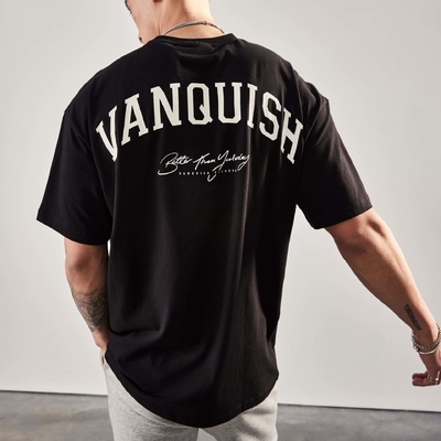 comprar T-Shirt de algodão masculino de grande porte com tecnologia de remoção de umidade e colarinho O-Neck online manufacture