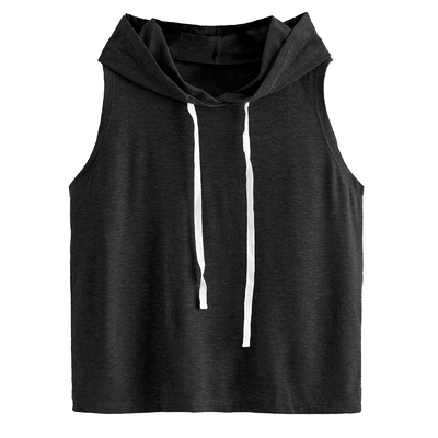 comprar Top de tanque com capuz sem mangas e respirável para exercícios de verão femininos pela MACTING online manufacture