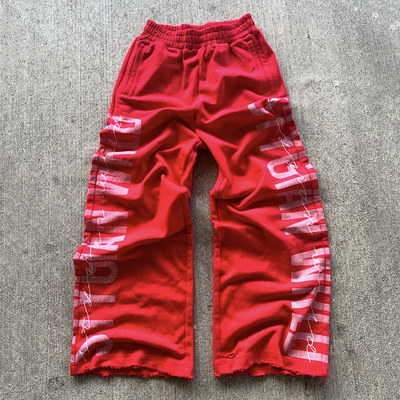 comprar Calças de transpiração masculinas Jogador Custom Logotipo de lado impresso Saco de algodão pesado online manufacture