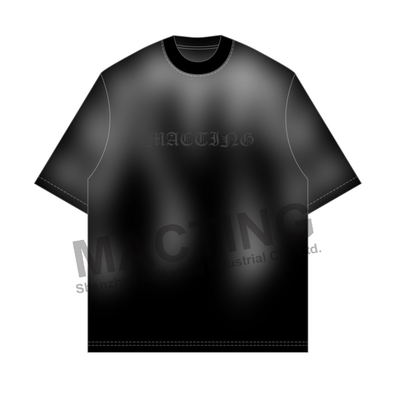 comprar Camiseta com logotipo de design novo personalizado, desbotada pelo sol, masculina, 100% algodão, folgada, oversized, vintage, lavada, corte e costura, streetwear online manufacture