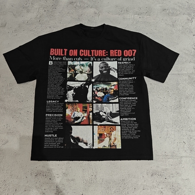 comprar Camiseta com estampa personalizada, transferência de calor, lavagem ácida, desbotada pelo sol, algodão pesado, corte cropped, modelagem quadrada, camiseta gráfica para homens online manufacture
