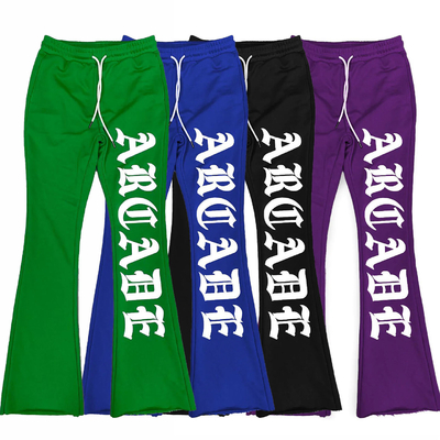 Pantalhões de sucesso de impressão 3D para homens Pantalhões de sucesso com 400 gramas de tecido