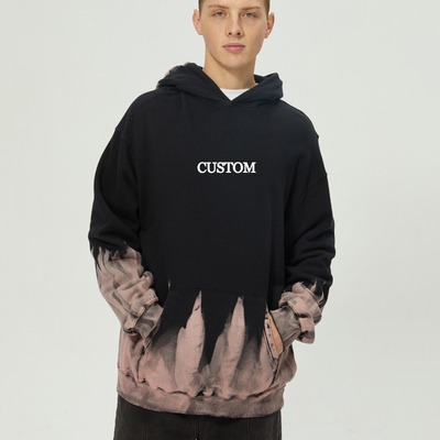 4x 4x 1x 3x camisola com capuz Streetwear Vintage Lavado Grande Francês Terry Hoodie Corva-corva