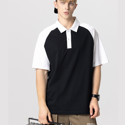 Logotipo personalizado camiseta de tamanho grande masculino 260 gsm 100% algodão roupas de rua Hip Hop lavagem ácida em branco