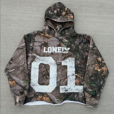 Unisex todo sobre impressão camouflagem Hoodie em Custom Terry algodão e corte de design