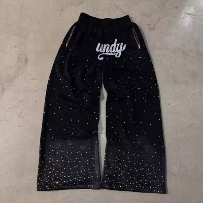 Roupas de rua personalizadas Calças de corrida homens Calças de algodão pesado Calças de suor de algodão