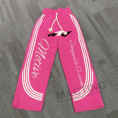 Roupas de rua masculinas personalizadas 100% de algodão calças de sucesso francesas calças de sucesso acidas desbotadas pela luz do sol